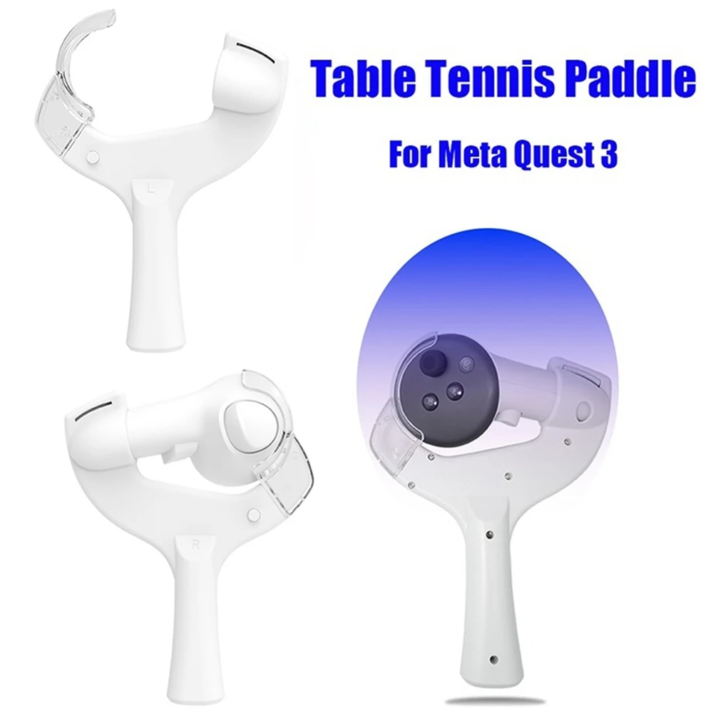 

VR Accessories For Meta Quest 3 Controller Handle Table Tennis Adaptor Handle Shell Model Table Tennis Rackets Game Parts