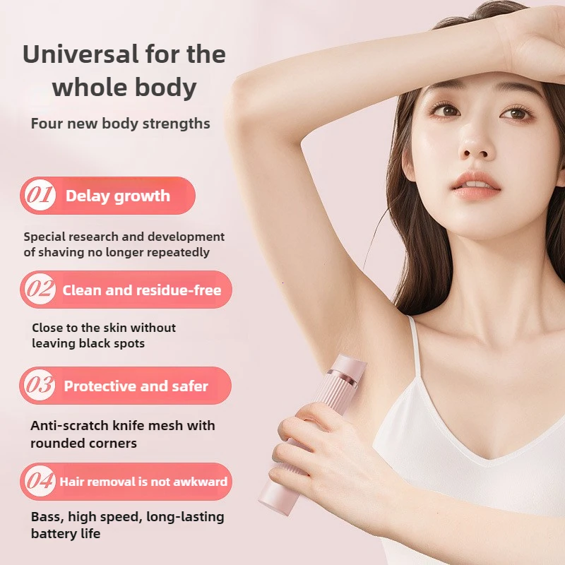Electric Shaver for Women Waterproof Wet & Dry 3