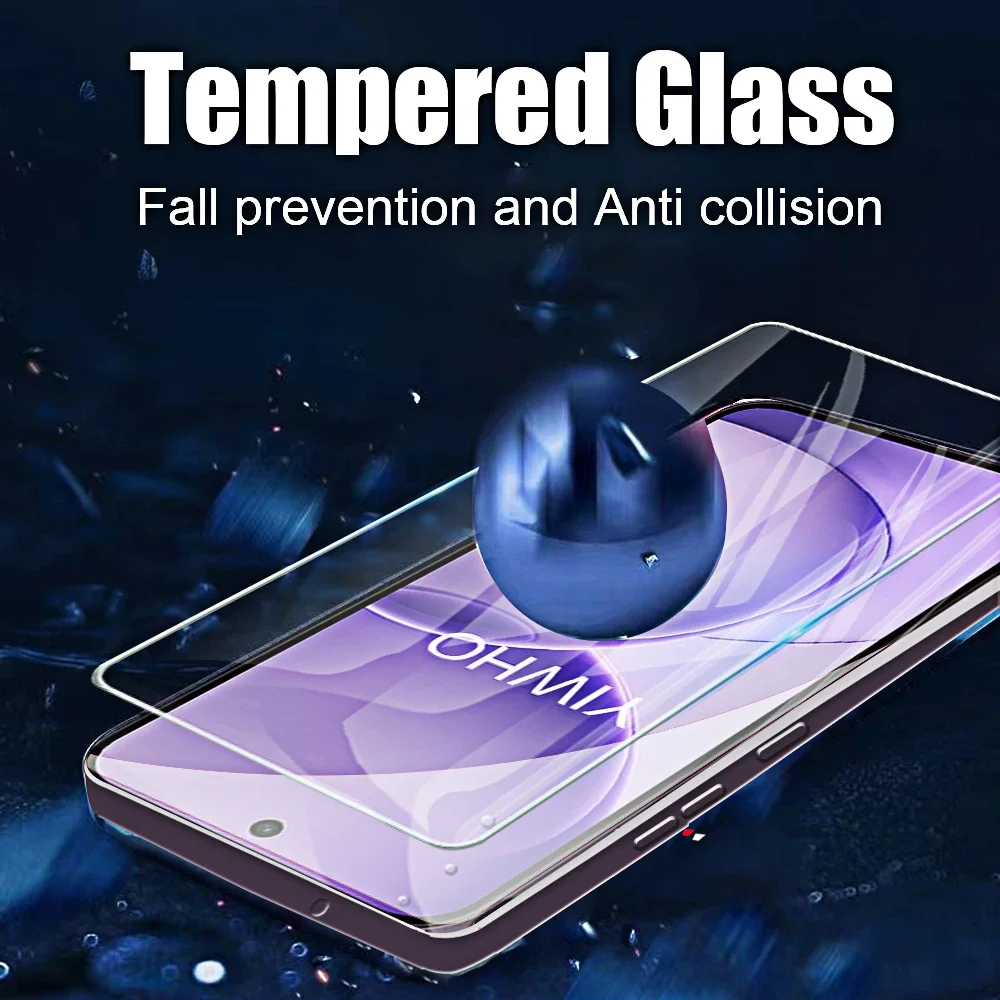 4-Pack HD Tempered Glass Screen Protectors with Protective Film Cover