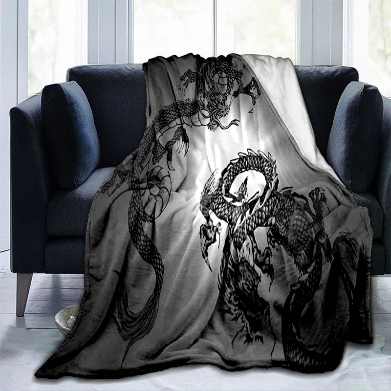 ChinesedragonBlanketCustomNameBlanketBabyBlanketsFlannelFleece