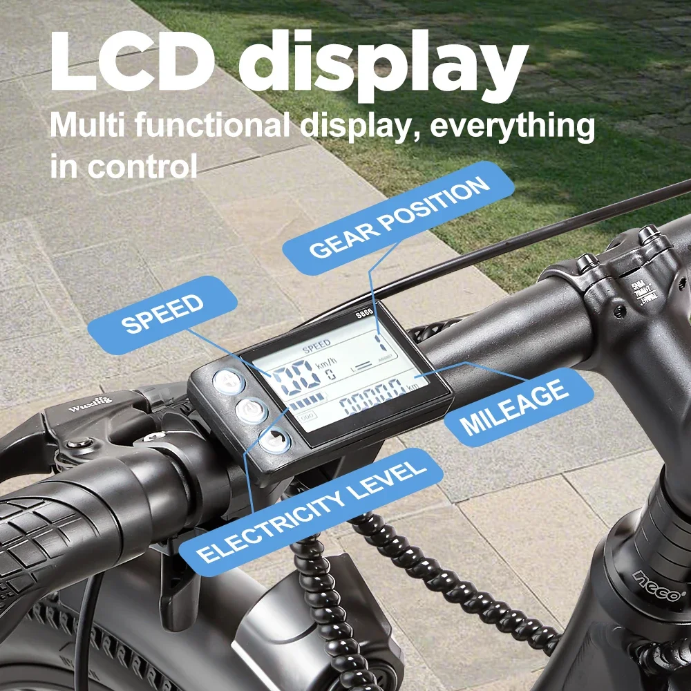 Ebike Randride YG70 electric city bicycle front fork suspension 1000W motor 48V 14AH adult city cycling electric bicycle