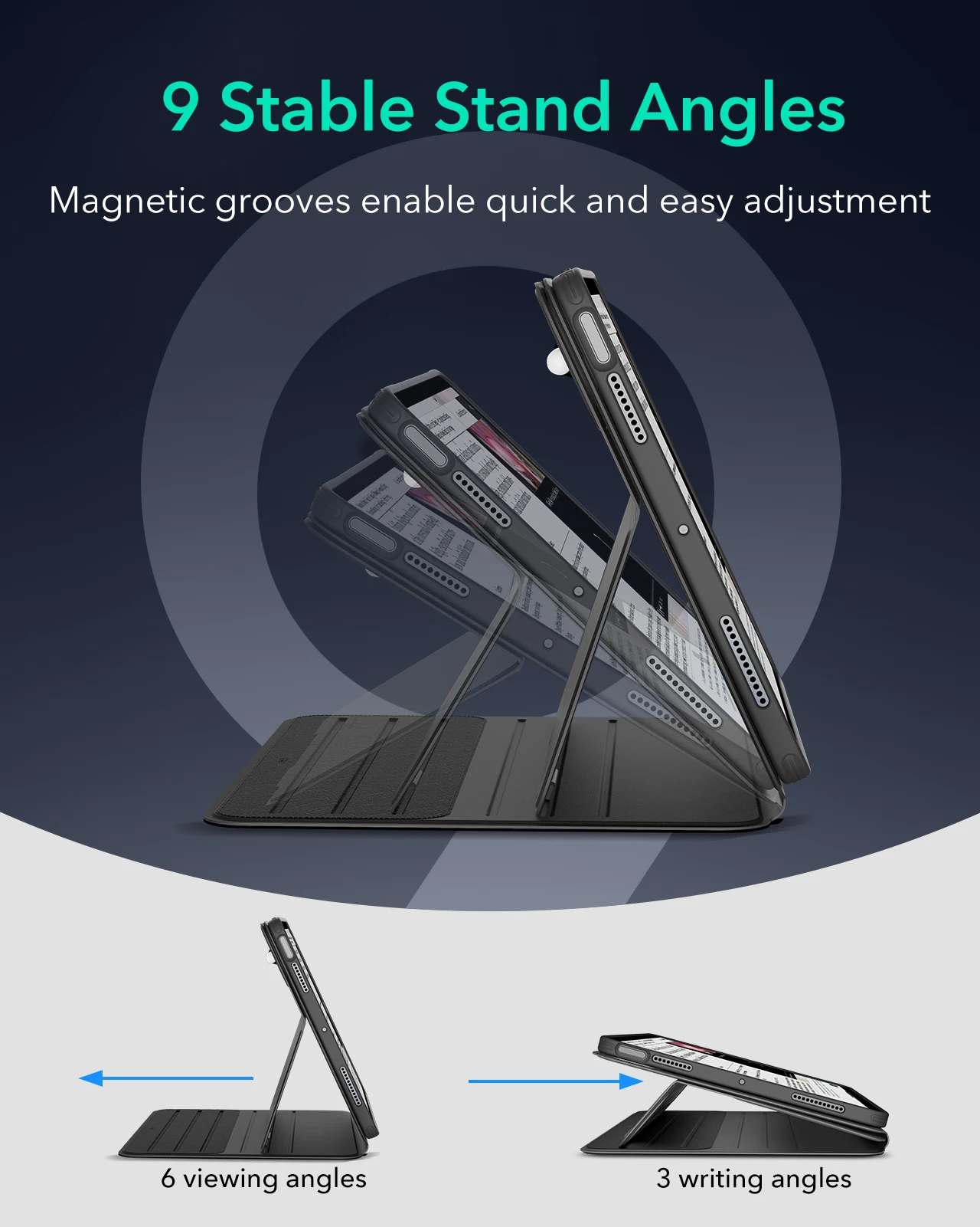 ESR-Estojo Magnético Ultra-Estável para iPad Pro, Tampa