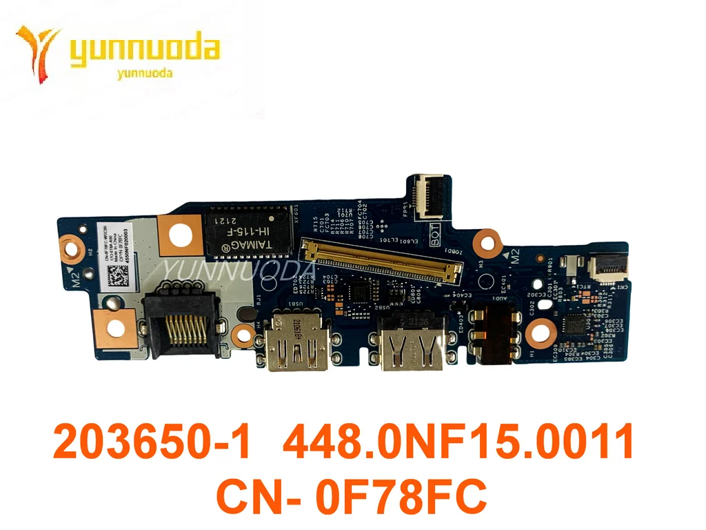 Original para Dell 2036501 448.0nf15. 0011 Cn0f78fc Placa de Áudio Usb Testado Bom - Imagem 4