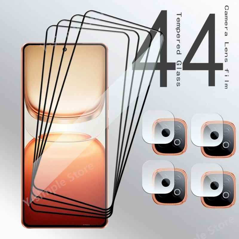 Premium Screen Protector & Soft Fiber Lens Film - 9H Anti-Scratch Glass