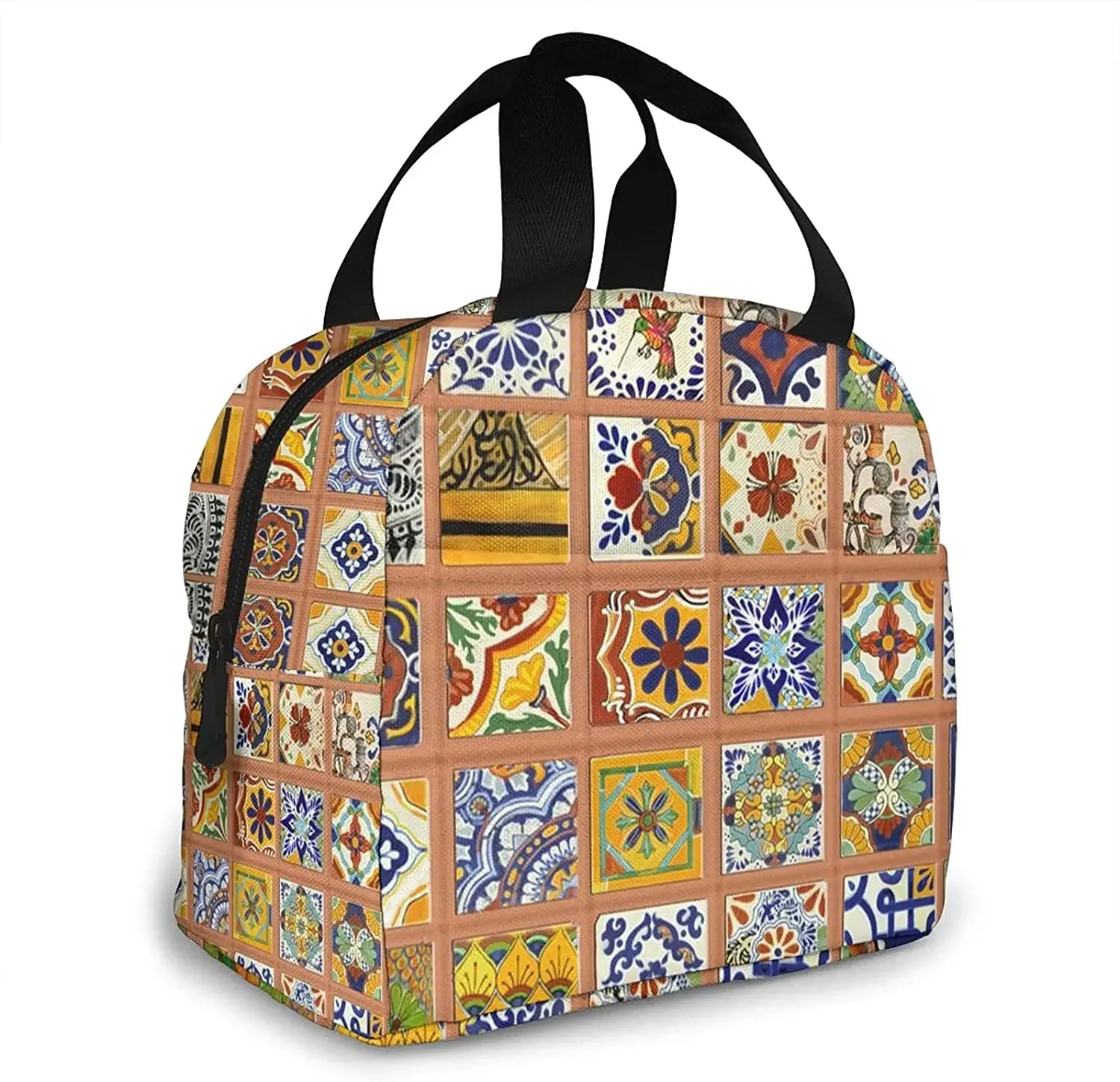

Мексиканская Сумка для ланча для женщин, изолированная коробка для ланча, многоразовая сумка-холодильник для ланча, Термосумка для школы и пикника