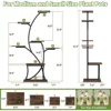 7 Tiered, 44" Corner, Metal, Curved Plant Holder Rack for Living Room, Patio, Balcony, Plant Shelves 3