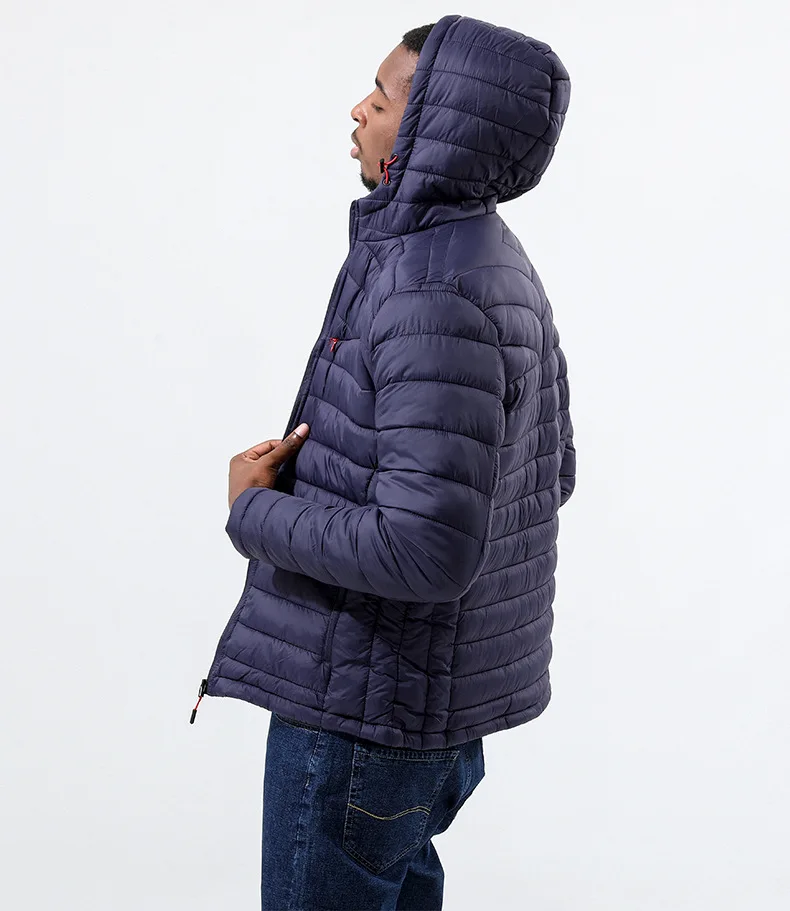 Lightweight Padded Men Coats For The Winter Outer Luxury Padding Thick Warm Men's Clothing Free Shipping Clearance