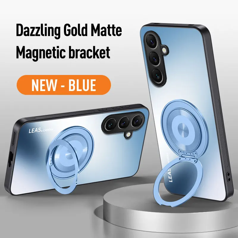 Für Samsung S25 Edge S24 S23 S22 S21 Plus FE Note 20 Ultra Magnetische Ring Ständer Zurück Telefon Fall Magsafe Ring objektiv Schützen Abdeckung – Detail 20