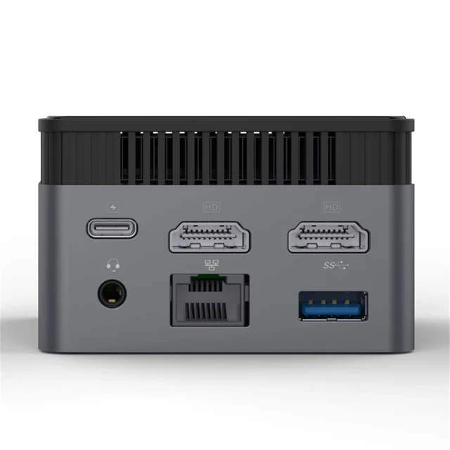 Mini PC de poche pour jeux vidéo, ordinateur, Windows 11, 2x4K