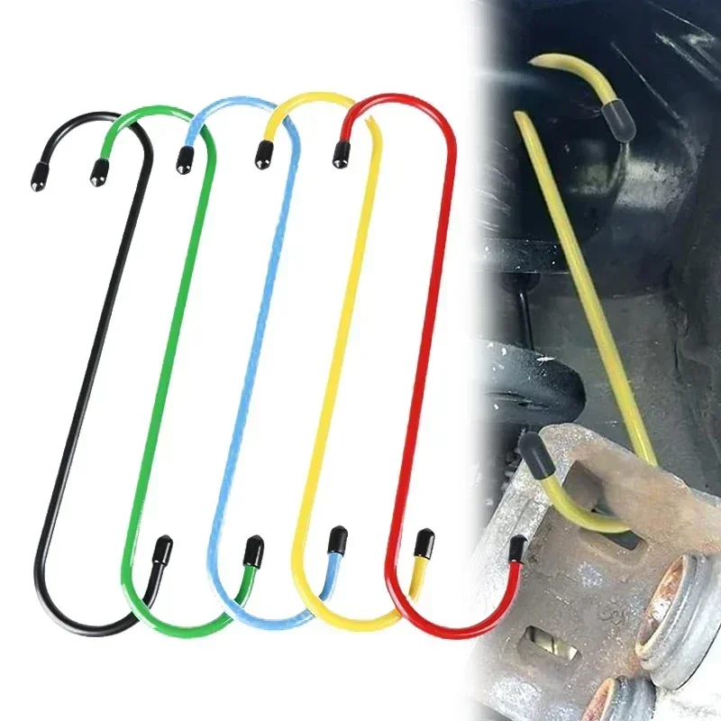 1/4pcs Car S-shaped Caliper Hook Service Brake Service Auto Brake Caliper Set Disc Suspension Disc Hanger Hook Car Accessory