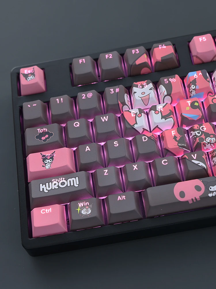 Sanrio Kawaii My Melody Keycaps Cartoon PBT Mechanical Keyboard Key Caps  Pink Cute Keyboard Accessories Game Keyboard Keycaps - AliExpress