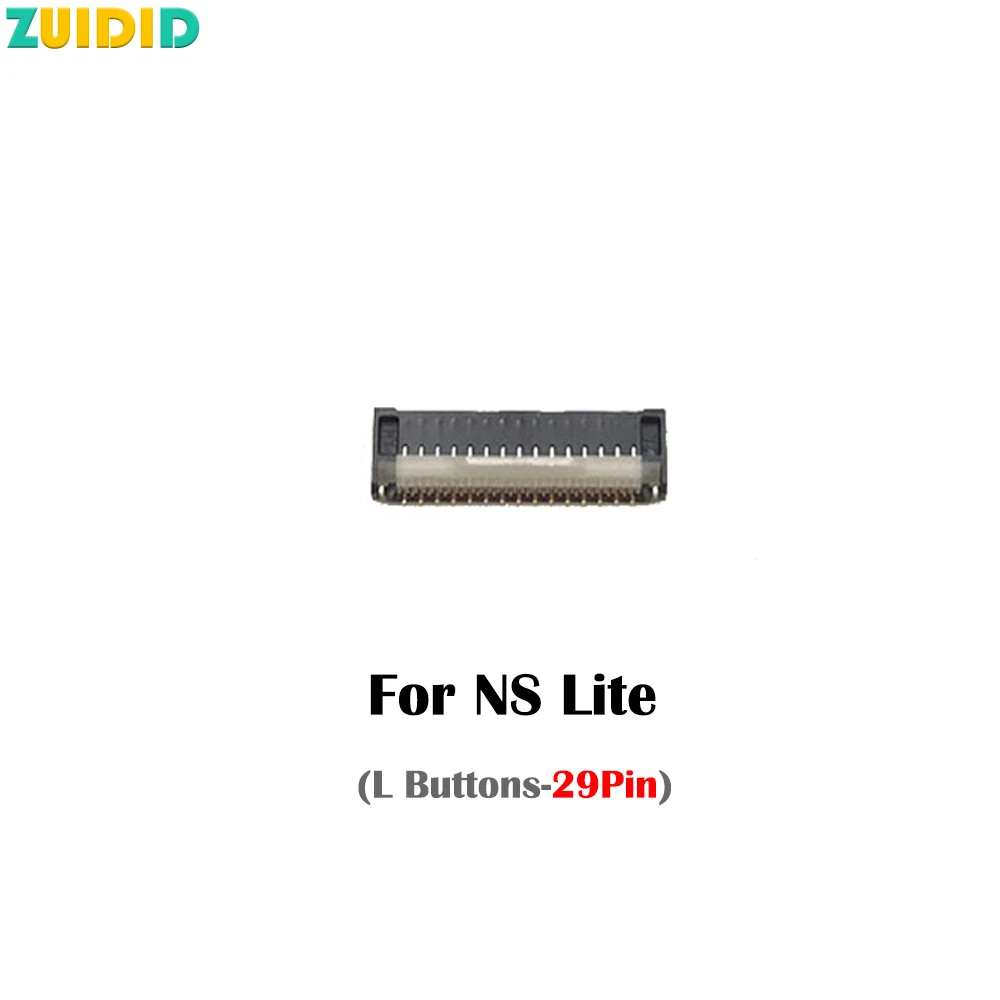 1pc 29/31/41/43/53 핀 FPC 암 소켓 마더 보드 LCD 디스플레이 화면 스위치 NS Lite OLED 용 플렉스 케이블 클립 리본 커넥터