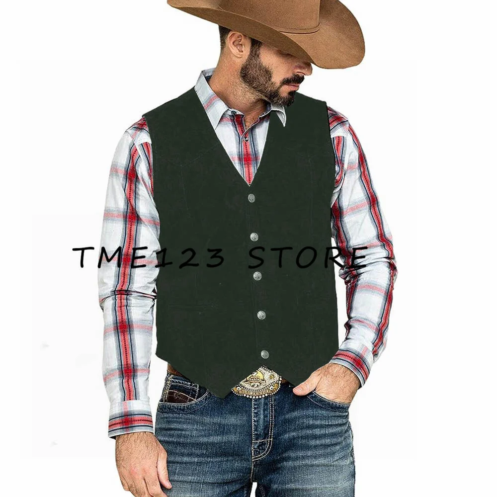 Men's Suits for Cowboy Suit Male Mens Designer Clothes Tactical Vest Formal Man Jackets Steampunk Cufflinks Elegant Dress Vests
