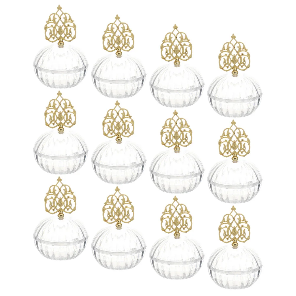 

Candy Storage Box Wedding Candy Wrapping Box Transparent Candy Holder Christmas Decoration Mariage