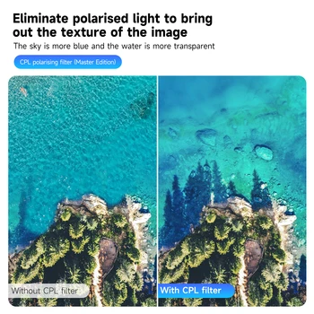 TELESIN CPL ND8 ND16 ND32 Lens Set Aluminium Alloy Frame for DJI OSMO Action 3 4 5pro ND CPL Filter Action Camera Accessories 2
