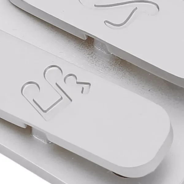 指尖玩具，合金 4/8 键钢琴键磁性指尖滑块可拆卸金属指尖玩具触觉滑块 EDC 触觉指尖玩具成人指尖玩具（银色）-16