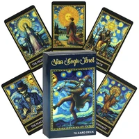 Van Gogh Tarot Cards For Family Party High Quality Fortune Telling Divination Tarot 78 Cards Deck 1