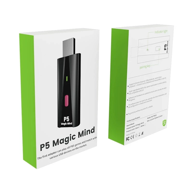 

NEW For PS5 All Games Controller Keyboard Mouse Converter Bluetooth Adapter For PS4/SWITCH/Xbox Gamepad Connector Beloader