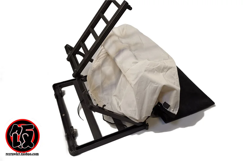 Dilwe RC Dachzelt Für 1/8 1/10 Crawler - Simuliertes Gepäckträgerzelt Für SCX10