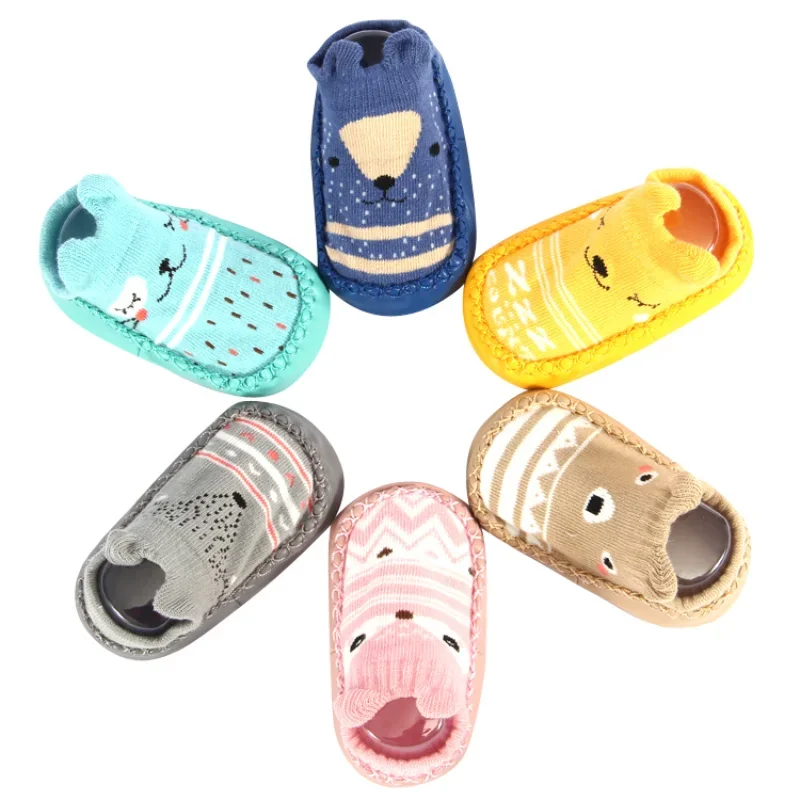 

Strict Selection of Baby Floor Shoes Spring and Autumn Baby Shoes Socks Soft Soles Anti Slip Cool Insulation Walking