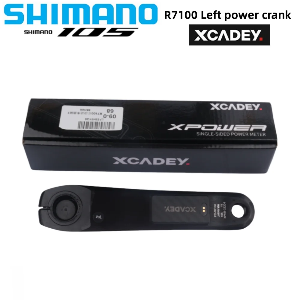SHIMANO-105-R7100-Di2-12-Speed-Left-Crankarm-With-XCADEY-Power-Meter ...