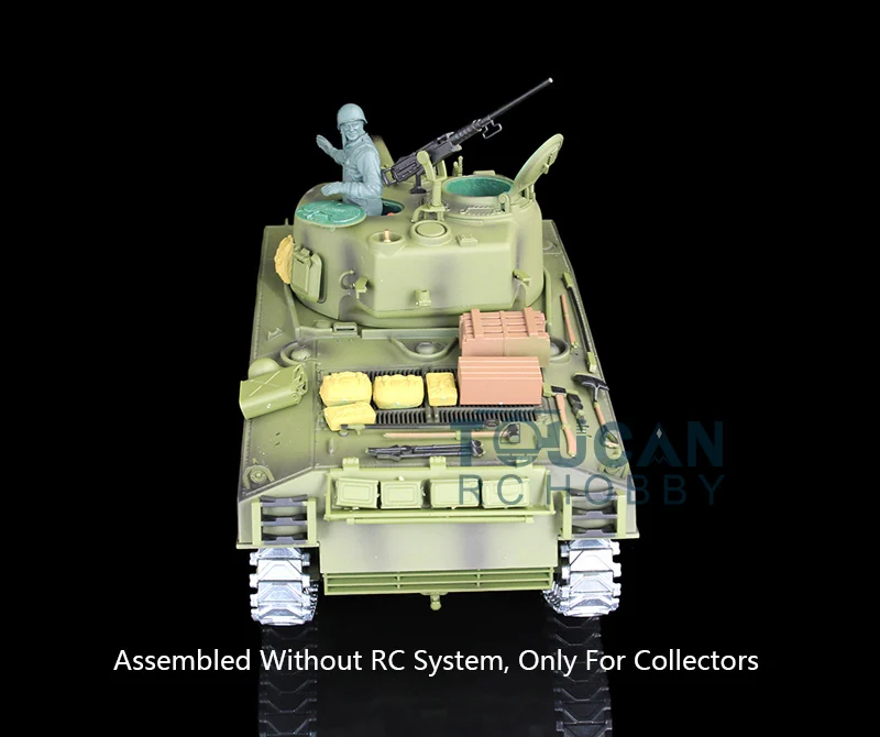 Gift 1/16 Heng Long Model USA M4A3 Sherman Metal Static Tank 3898 W/O Main Board Radio Boys Toys TH08766 3