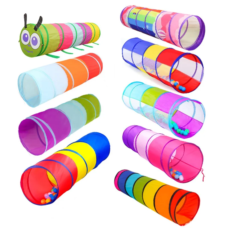 Portable Children's Tent Crawling Tunnel Beach Toys Ball Pool Tent Kids Pop-up Tent Indoor Crawling Games Child Play House Tents 3