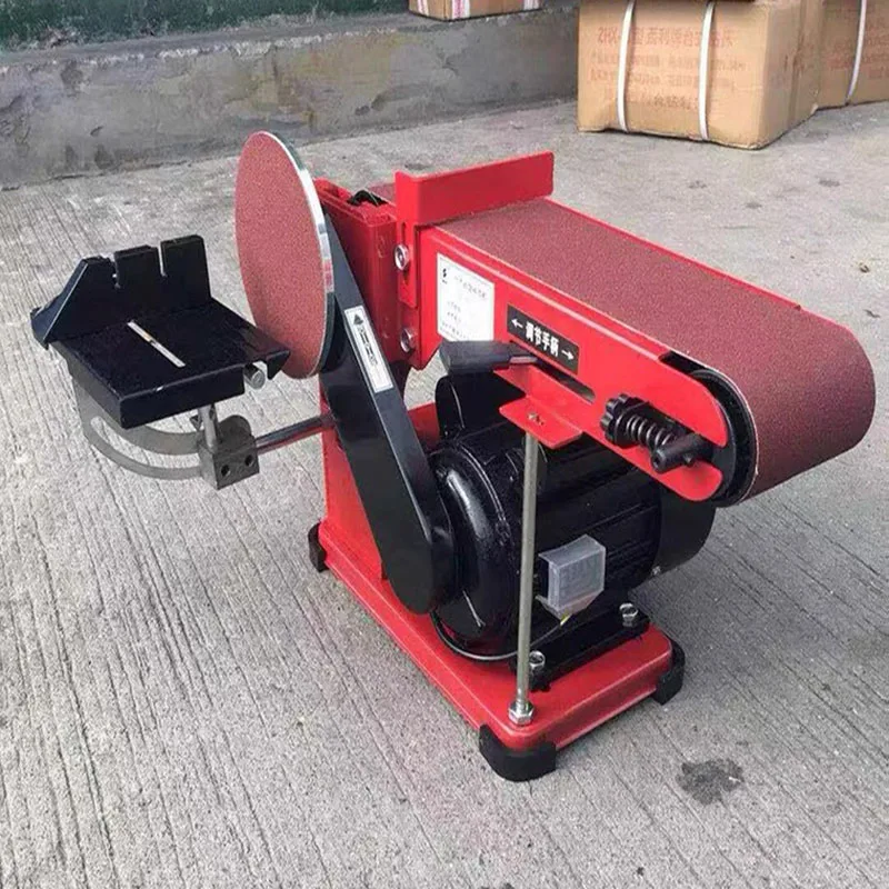 550W MultiFunction Abrasive Sanding Machine Desktop Belt Disc Sander Handmade Woodworking Grinding Polishing Power Tools