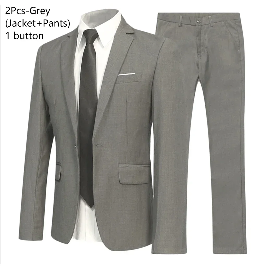 Grey 2-piece suit