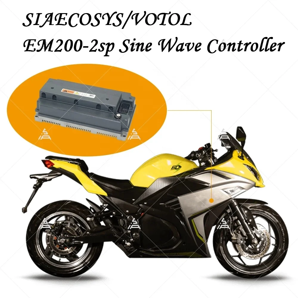 SiAECOSYS/VOTOL 프로그래밍 가능 EM200-2sp 72V 600A 130KPH 전기 스쿠터 자전거 전기 오토바이 QS 미드 드라이버 모터 컨트롤러