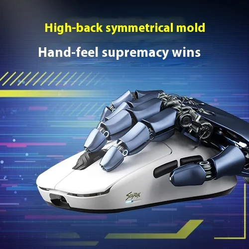 Wireless Gaming Mouse Scyrox V8 Dual Mode Paw3950 8K Low Latency Lightweight Nordic52840 PC Accessory