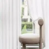 1pc Princess Style Exquisite Plush Gauze Balcony Bedroom Bay Window Living Room White Tulle 4