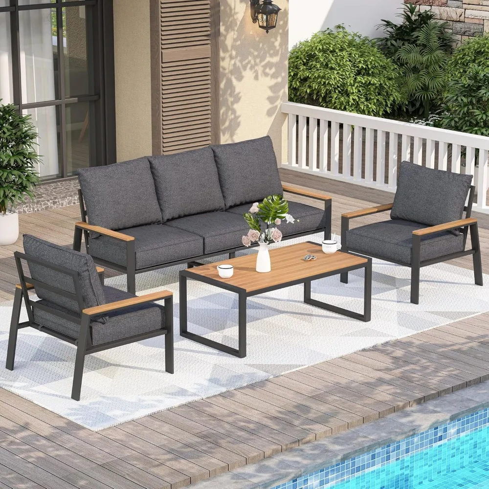 4-Piece Patio Conversation Set 1