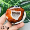 Natural Gemstone Geode Agate Polished Colorful Crystal Original Mineral Specimen Home Room Decoration Energy Healing 4