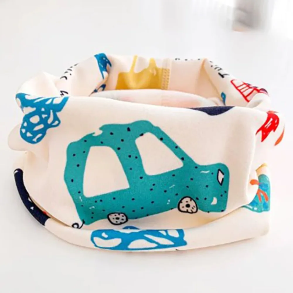 Soft and Skin Friendly 0-12years Winter Scarf Windproof Breathable Neckerchief Cute Scarf Warm Dacron