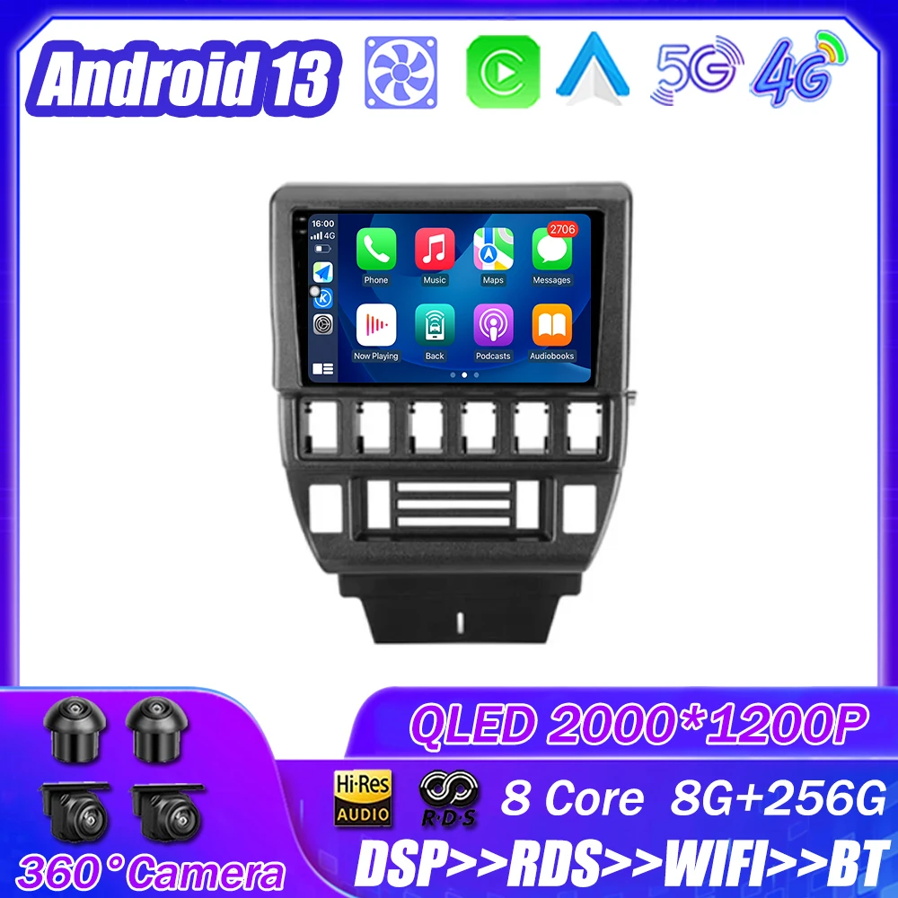 

Android 13 For LADA Niva 1993 - 2020 Car Radio Multimedia Player Navigation Stereo GPS Auto Head Unit No 2Din DSP 5G WIFI 4G