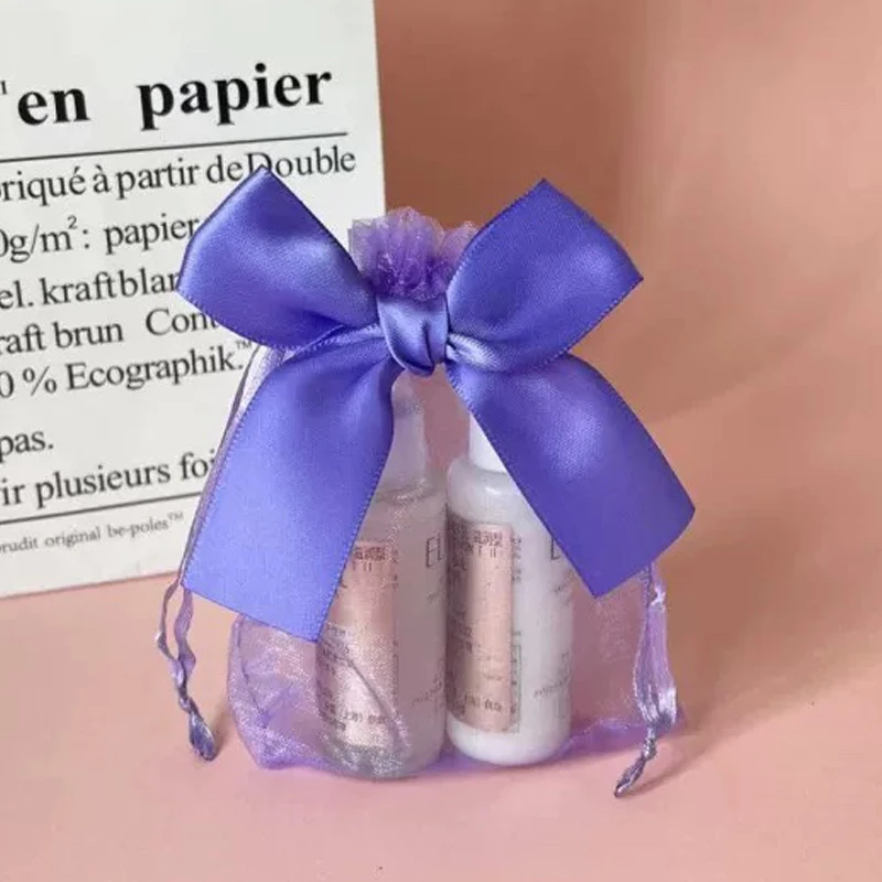Organza Wedding Party Gift Bags Transparent Mesh Pouches