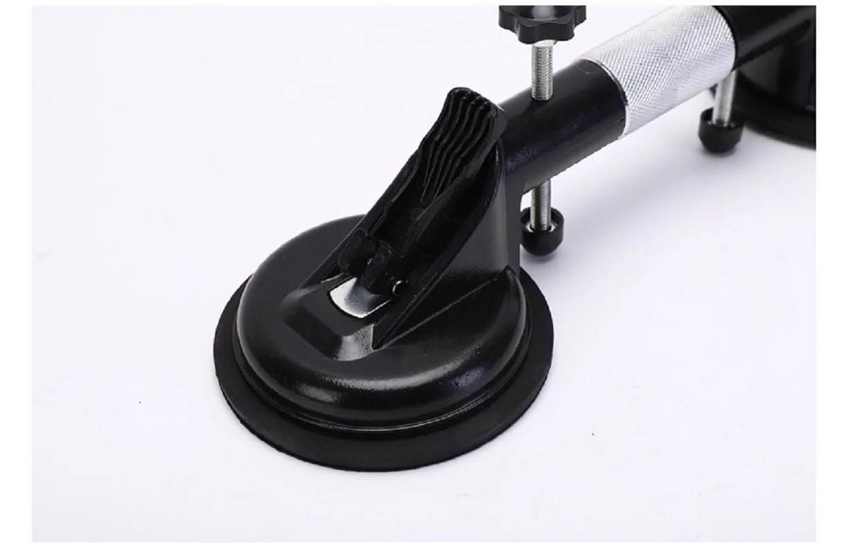 D123mm Double Handle Suction Cup 2 Nozzles Adjustable Photo Glass Suction Cup Lifter Disc