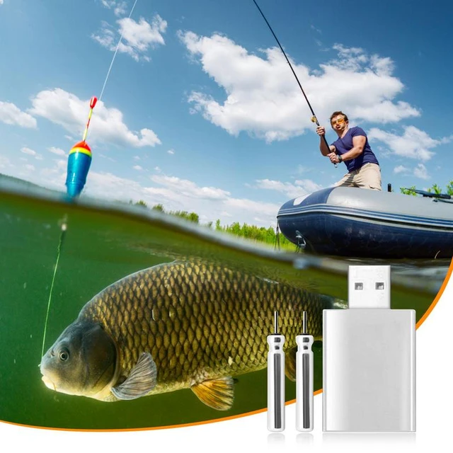 Rechargeable Float Battery Electronic Lithium Battery For Night Fishing  Portable Luminous Safety Fast Charging Accessory For