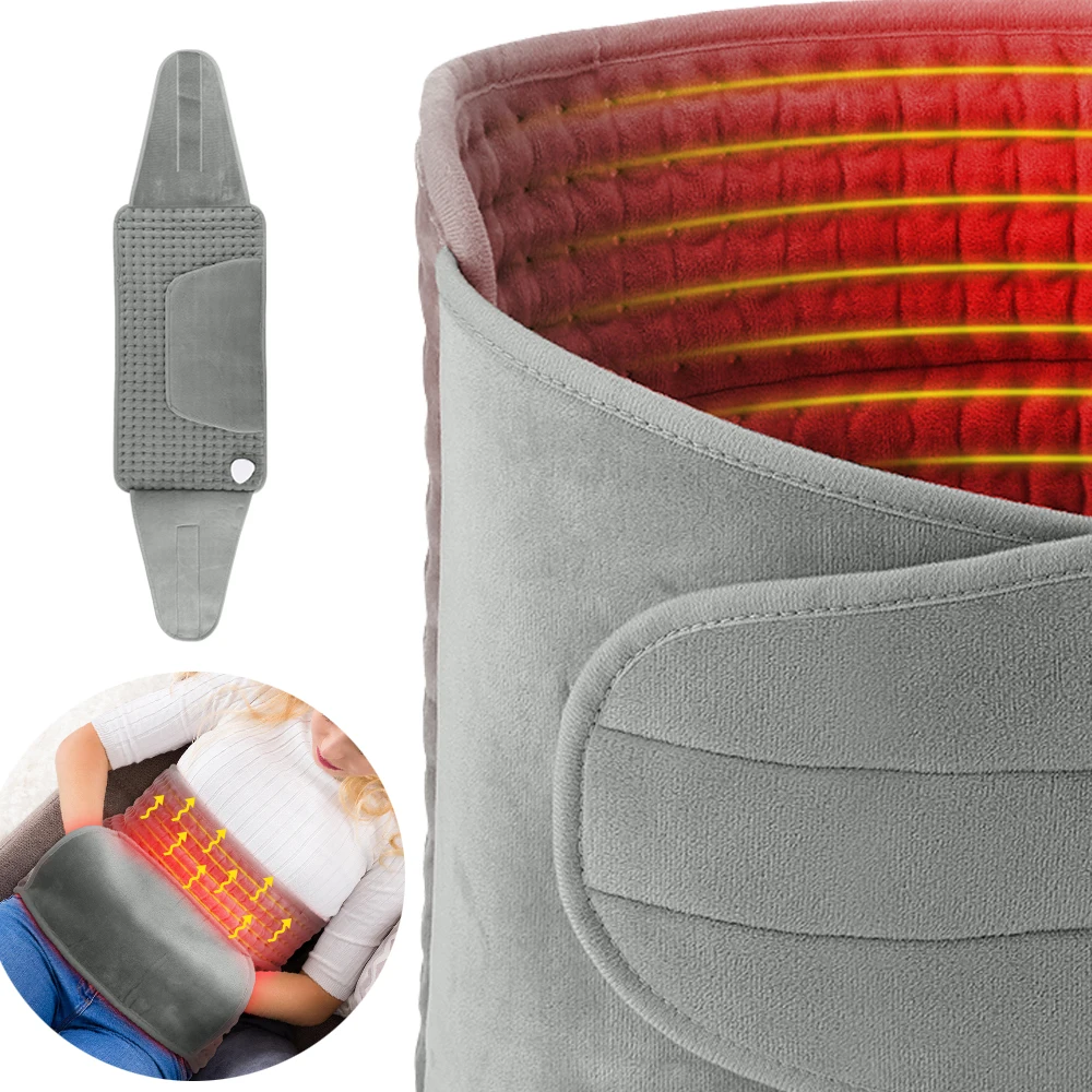 Electric Heating Waist Belt Winter Hand Warmer 10 Gears Heated Abdominal Lumbar Back Thermal Blanket Uterus Warming Pad For Home