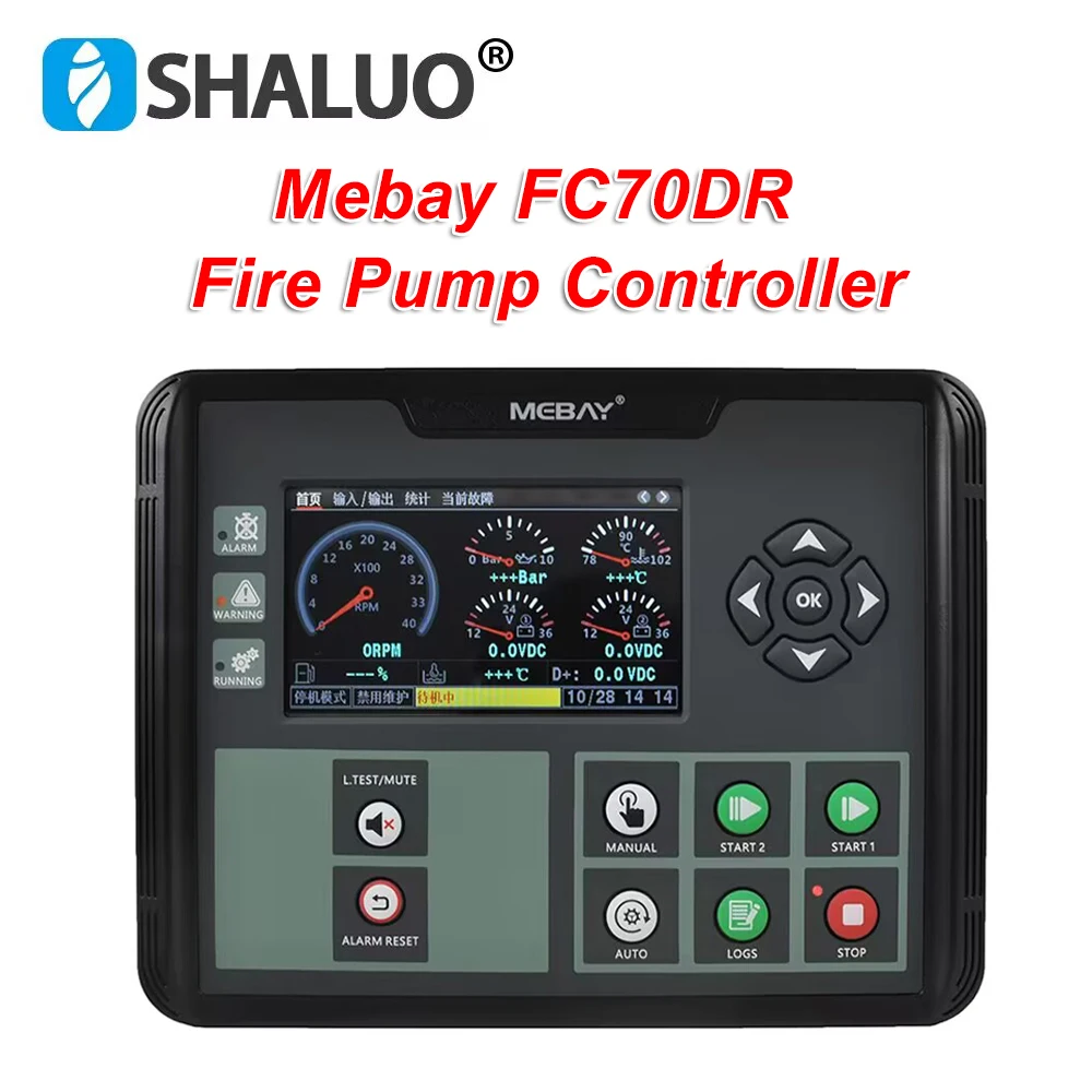 Mebay FC70DR Diesel Engine Fire Pump Controller Panel Generator Control Module for Fire Pump Units Driven Spare Parts