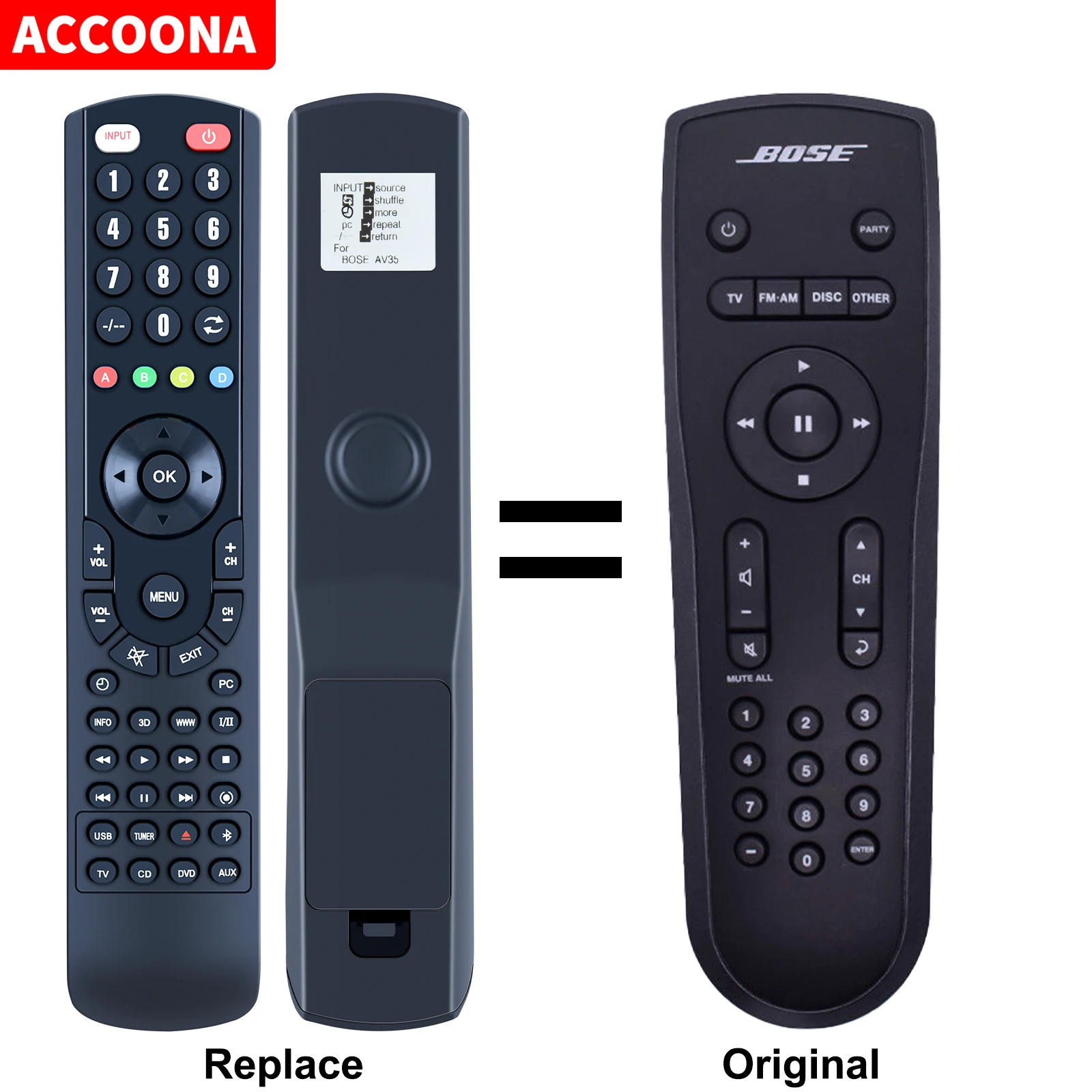 Telecomando Rc35-S2 Rc35S2-40 Rc35S2-27 Per Bose Av35 Lifestyle V35 V25 535 525 235 135