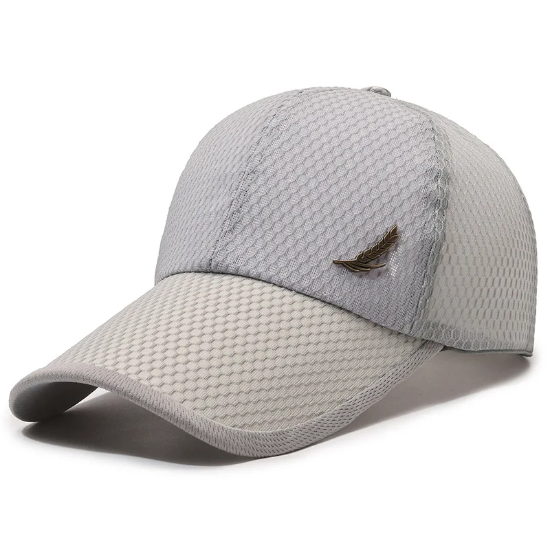 

Women Men Summer Caps Mesh Breathable Quick Dry Sun Hat Fashion Simple Daily Casual Baseball Cap Adjustable Mesh Cap