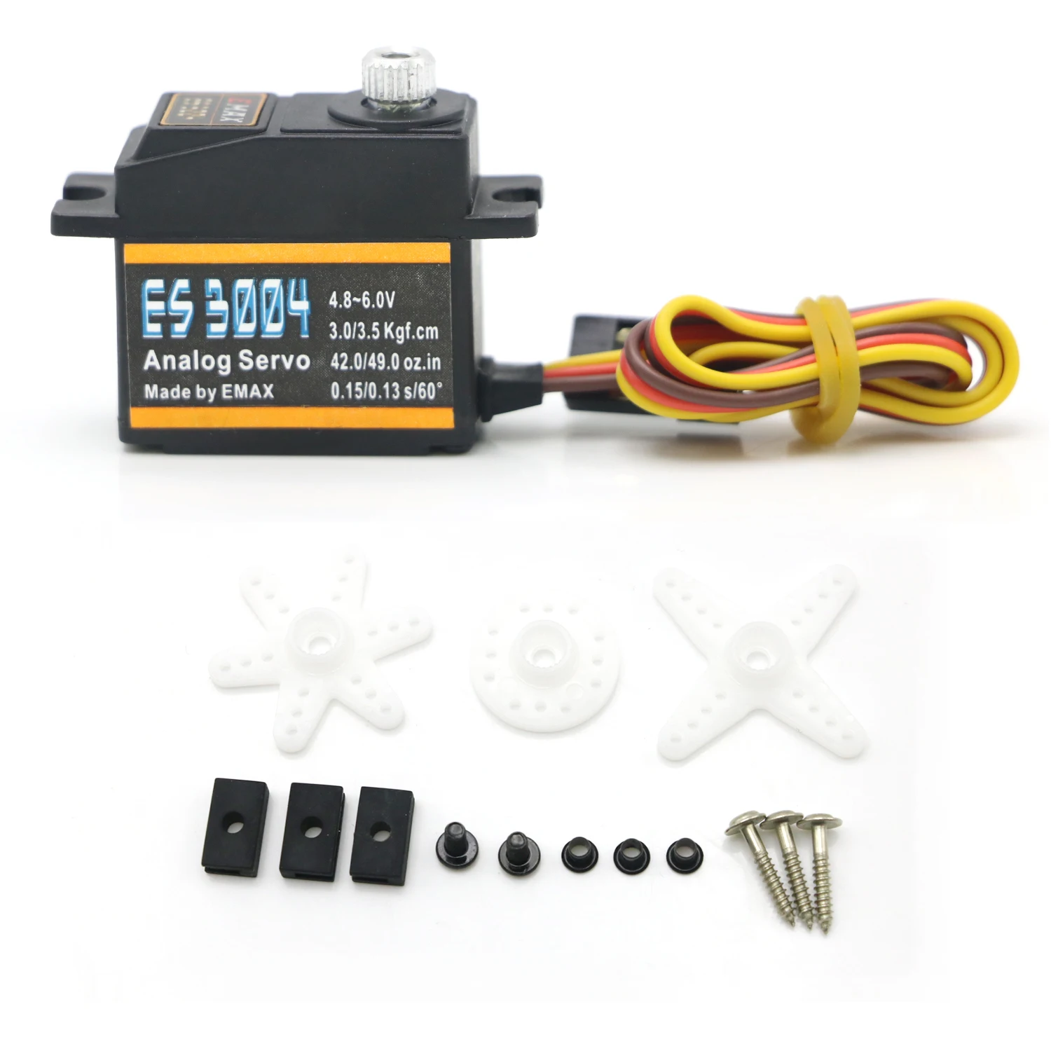 EMAX ES3004 20g 3.5kg 0.13sec 23T Metal Gear Analog Servo For RC Airplane