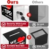 Bartender Tip box Tip jar Suggestion box slot and lock Money jar Donation box Lock 6 X 4 X 5 inch raffle box Bar Restaurant 5