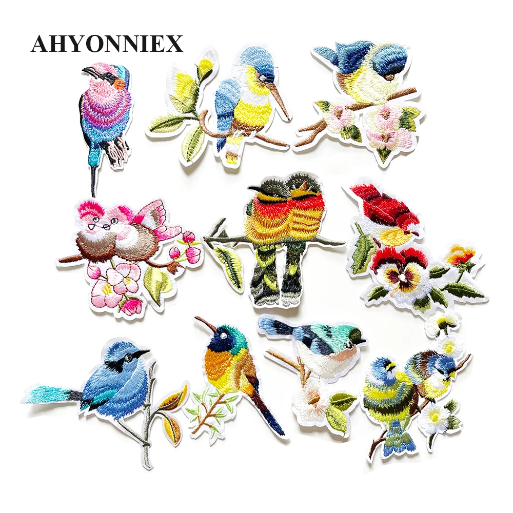 새 풍선 패치 아이언, 재킷 청바지 백팩 스티커, 소녀 바느질 용품, 천 장식 스타일 무작위, 10 개/로트