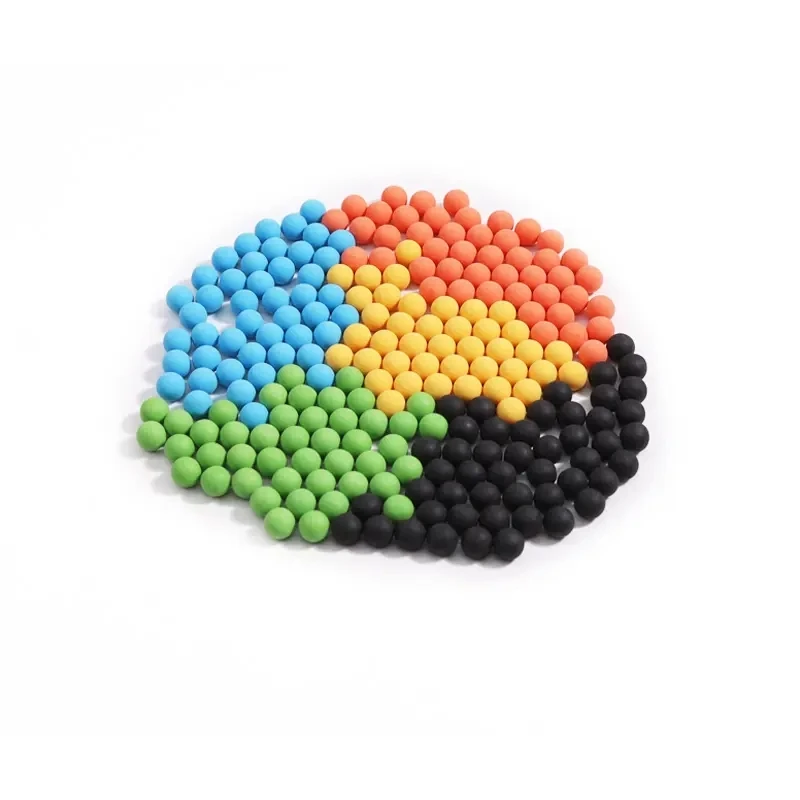 Paintballs68CaliberReusableLessLethalSolidPracticeHardNylon