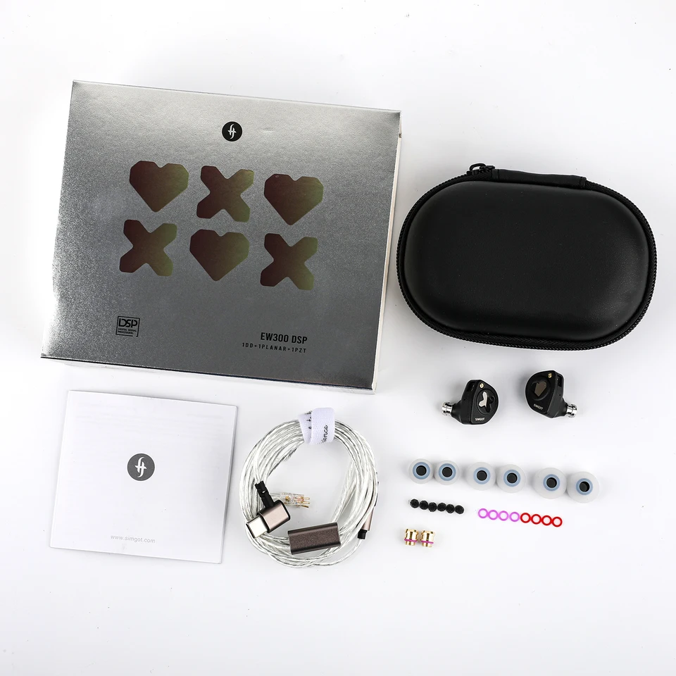 Simgot-統合されたdacを備えたiemハイブリッドイヤフォン,取り外し可能