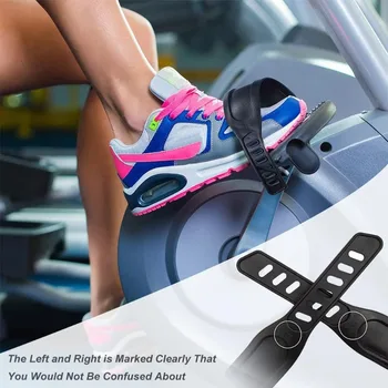 Cinghia per Pedali Bicicletta, Universale per Cyclette e Bici da Fitness, Resistente all'Usura e Regolabile in Lunghezza, Accessori per Ciclismo