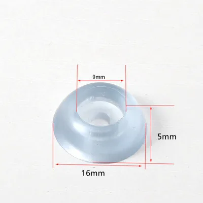 Silicone Transparent Non-Slip Chair Leg and Furniture Foot Covers - Wear-Resistant Protector Pads (25/50 Pack)